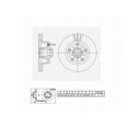 thumbnail image 4 of Winstop Brake Rotor and Hub Assembly, Front WS234333, Buick Apollo 1974-1973, 4 of 4