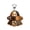 B, variant on Halloween Ghost Keychain D Witch Patchwork Acrylic Pendant with Star Clasp Backpack Bag Charm Halloween Tree Ornament