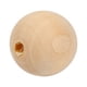 thumbnail image 1 of 50 cuentas de madera redondas naturales sin pintar de 20 mm con agujero, 1 of 10