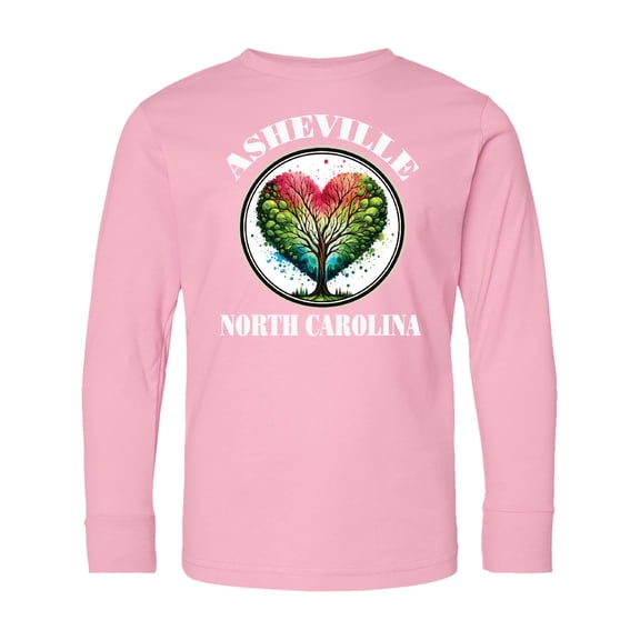 Inktastic Asheville Nc Fall Travel Long Sleeve Youth T-Shirt