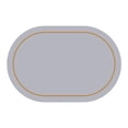 thumbnail image 4 of Manteles individuales protectores de mesa de piel sintética, decoración ovalada para mesa de comedor, fácil de limpiar para mesa de comedor de cocina, 4 of 8