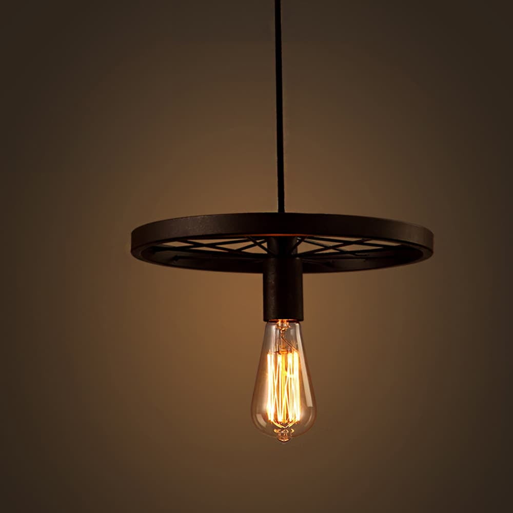 Warehouse of Tiffany Akiko 1-light Antique Bronze 12-inch Edison Chandelier