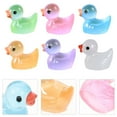 thumbnail image 3 of Luminous Mini Duck Glow In The Dark Resin Figures Miniature Scene Layou,, 3 of 8