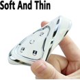 thumbnail image 5 of Key Fob Cover Compatible with Chevrolet Silverado Suburban Tahoe GMC Yukon Yukon XL Terrain Acadia 2015-2020 5 Button TPU Keychain Case Holder Protector,White, 5 of 7