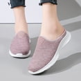 thumbnail image 2 of NOKIO Slip On Mules & Clogs for Womens Light Open Back Shoes Comfort Walking Shoes Breathable Slippers Closed Toe Slides Women's Slip On Travel Soft Sole Comfortable Shoes, 2 of 9
