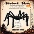 thumbnail image 2 of Spider Halloween Tree Topper Ornament, Creepy Spider Tree Top Decor for Halloween Party Indoor Home Decoration, 2 of 5