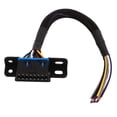 thumbnail image 2 of OBD2 Female to Open Cable 16PIN Durable Rugged Wear Resistant Dash Port Pigtail Fixed Wire Harness for Car, 2 of 22