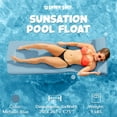 thumbnail image 2 of Open Box TRC Sunsation 1.75" Thick Foam Swimming Pool Float, Metallic Blue, 2 of 9