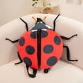 thumbnail image 7 of Funny Cartoon Insect Plush Backpack Stuffed Bee Ladybug Plush Backpack Soft Animal Adjustable Shoulder Strap Bag, 7 of 7