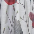 thumbnail image 4 of Designart 'Birds With Pattern' Farmhouse Curtain Panel, 4 of 5