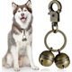 thumbnail image 1 of Extra Loud Pair Of Cat And Dog Bells Durable Brass Bells For Pets Collar Charm Pendant Bells, 1 of 5