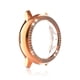thumbnail image 1 of Matsuzay Caja de relojes Forma redonda Marco duro Protector de diamantes de imitación Cubierta de reloj Electrónica R830-40mm Oro rosa, 1 of 6