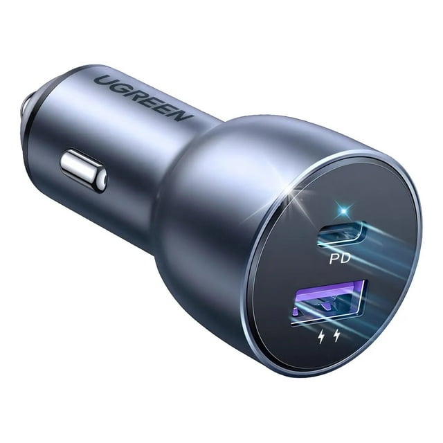 Cargador para Carro UGreen 2-Port Fast Car Charger 52.5w - Negro