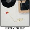 thumbnail image 3 of Clip de Partition Portable Corne Française pour Musique de Marche Support de Musique Robuste et Pratique pour Trompette Clarinette et Saxophone Accessoire d'Instrument pour Musiciens, 3 of 8