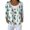 Multicolor 2, variant on Kaondbfi Cardigan for Women, Printed Women's Casual Button Cardigan with V Neck and Thick Needle Hole Stripe Women's Winter Coat