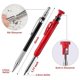 thumbnail image 5 of Mechanical Carpenter Pencils Set with Marker Refills and Carbide Scriber Tool, Solid Deep Hole Woodworking Pencils, 5 of 5