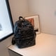 thumbnail image 1 of Bolsa Mochilas acolchadas para mujer, mochila escolar de invierno con entramado rombal para niñas (negro) Ehuebsd Para Estrenar, 1 of 9