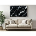 thumbnail image 3 of Black and White Abstract Marble Texture Canvas Wall Art - High-Quality Modern Print - Handcrafted Minimalist Decor - Stylish Wall Art - Gift for Elegant Spaces, 3 of 7