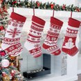 thumbnail image 3 of Bearachild Tejer bolsa de Navidad Envoltura Embalaje Medias de almacenamiento Calcetines elásticos Colgante Colgante Niños Regalo Fiesta Accesorios Dulces Kits de decoración para fiestas Tipo 4 Bearachild HA069962-04, 3 of 6
