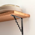 thumbnail image 2 of Miangastore Shelf Bracket Iron 2Pcs 7.5x4.7In, 2 of 8