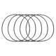 thumbnail image 1 of 5Pcs Junta de Sellado de Anillo de Goma Flexible Negra 125mm x 2.4mm, 1 of 5