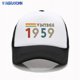 thumbnail image 3 of Nuevo verano 50s Vintage 1959 gorra de béisbol hombres Retro nacido en 1959 en sombrero casual Navidad cumpleaños regalo de moda de gorros de Hip Hop, 3 of 4