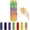Rainbow, variant on Pain Fidget, Pain Stim Fidget for Stress Relief & Focus, Mini Fidget Toys, 3D Printed with Hard Spiky Fidget Massage Keychain (6PCS)