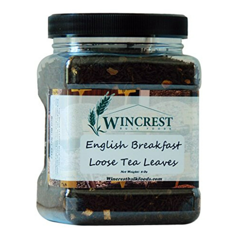 Bulk Loose Black Tea Leaves 8 Oz Container (English Breakfast