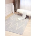 thumbnail image 4 of Pasargad Home Simplicity 5' x 8' Hand-Woven Cotton Aqua/Ivory Rug - All Ages, Indoors, 4 of 5