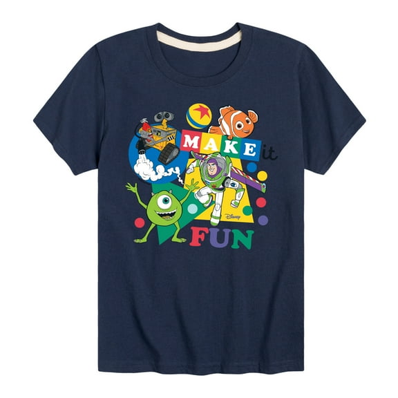 Disney - Make It Fun - Toddler & Youth Short Sleeve Graphic T-Shirt