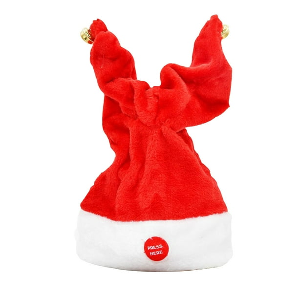 Decoraciones de Navidad Objetos Decorativos Video Música Sombrero Navidad Juguete de los Niños Regalo Festival Decoración Regalo de Cumpleaños