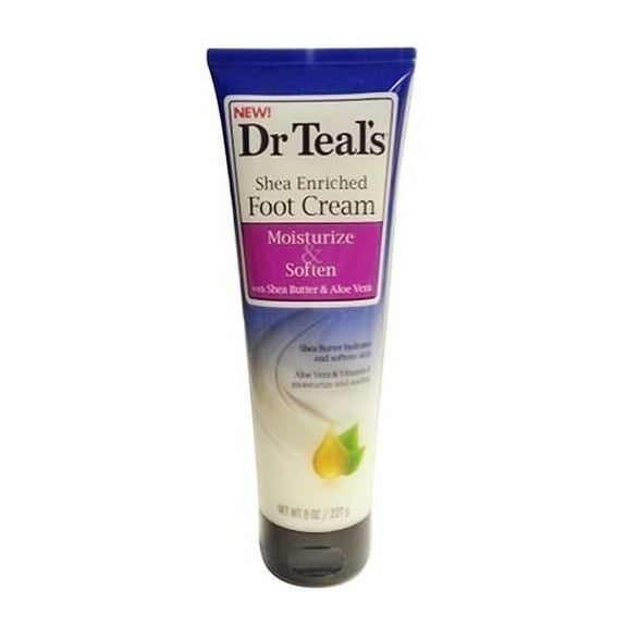 Dr. Teals Moisturize And Soften Shea Enriched Foot Cream - 8 Oz, 6 Pack