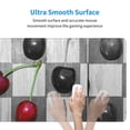 thumbnail image 6 of Disketp Gaming Mouse Pad Cherries Laid Pattern Large Mouse Mat Long Extended Desk Pad Non-Slip Rubber Mice Pads Stitched Edges Thin Pad (11.8x31.5 Inch), 6 of 9