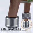 thumbnail image 3 of Adjustable Bed Risers Heavy Duty Protectors Furniture Anti-vibration Legs-Yvan, 3 of 5