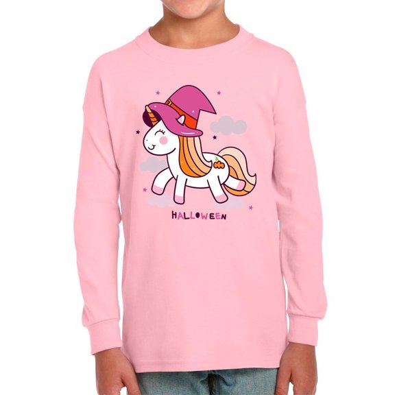 Cute Trick Or Treat Unicorn Long Sleeve Toddler -Image by Shutterstock, 5 Toddler