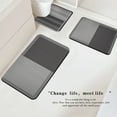 thumbnail image 5 of Suncoda Bathroom Rugs, Soft Memory Foam Bath Mat - Non Slip Absorbent Thick Bath Matt, Rubber Back Shower Rug, Toilet Mats Bath, Mats for Bathroom Floor Toilet, Door Mat Washable, 5 of 6