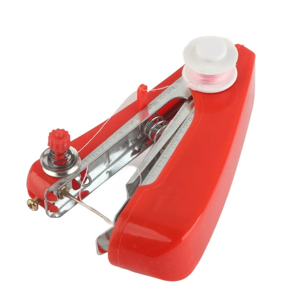 Máquina De Coser Portátil De Mano, Manequina De Coser Manual De Mini Puntada Para Uso En Viajes En Casa, Ligera Y Compacta, Esencia Para La Fijación Instantánea De La Ropa, Con