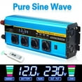 thumbnail image 2 of Pure Sine Wave Inverter 4000W/8000W Inverter 12V 230 12v To 220 Converter 4 Way Output Voltage With 4 USB Charger 5V ,Wide Usage, 2 of 7