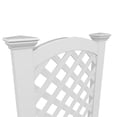 thumbnail image 5 of Vita 24"L x 56"H Luxembourg Vinyl Privacy Screen, White, VA68199, 5 of 7