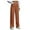 A-Brown, variant on Pants for Women High Waist Long Wide Straight Leg Button Down Work Business with Pockets Casual Trousers