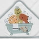 thumbnail image 2 of Juego de toallas de baño con capucha Baby Essentials Dinosaur 76x76 cm, 2 of 5