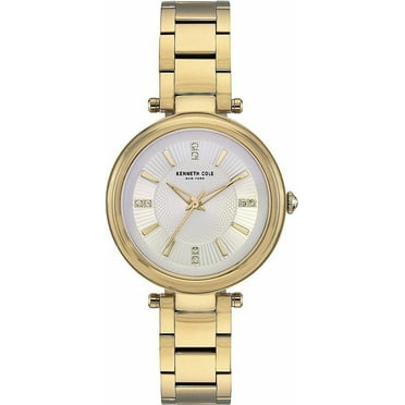 Women's Kenneth Cole Gold Tone Crystalized Dial Watch KC50961002