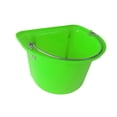 thumbnail image 3 of Ethern Horse feed Bucket Easy to Carry D Shaped Ergonomic Ranch Outside feed Trough Green, 3 of 9