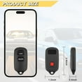 thumbnail image 4 of Key Fob Replacement for 2001-06 Toyota Highlander/ 00-06 Celica Echo/ 00-03 Prius/ 01-04 RAV4/ 04-06 Tundra/ 99-09 4Runner/ 2004-2007 xB Remote Control,HYQ12BBX HYQ12BAN,2Pcs, 4 of 8