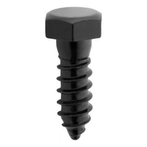 V1864 1/2" x 1-1/2" Galvanized Lag Screw 12/pk - Black