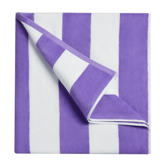 Toalla Bornbay, tamaño grande, 102 x 178 cm, algodón, color morado