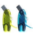 thumbnail image 1 of Juego de cepillos de limpieza UFVIZ 3 en 1 con tapa para tazas, verde y azul, 2 unidades, 1 of 7