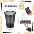 thumbnail image 2 of JJEAN-100 Pack 16oz Black Clear Plastic Cups, Party Disposable Drinking Cups Bulk for Parties Picnics Cold Beverages, Smoothies, Events Celebrations Meeting Wedding Holiday Party, 2 of 4