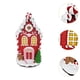 thumbnail image 4 of Figura decorativa de casa de pueblo de Navidad, estatua decorativa, decoración navideña, decoración de mesa navideña para sala de estar y fiesta, 4 of 8