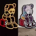 thumbnail image 3 of Letrero de neón LED personalizado, envío directo, precio de fabricación, resistente al agua, IRGB, colores completos, caballo, Hello Kitty, 3 of 4